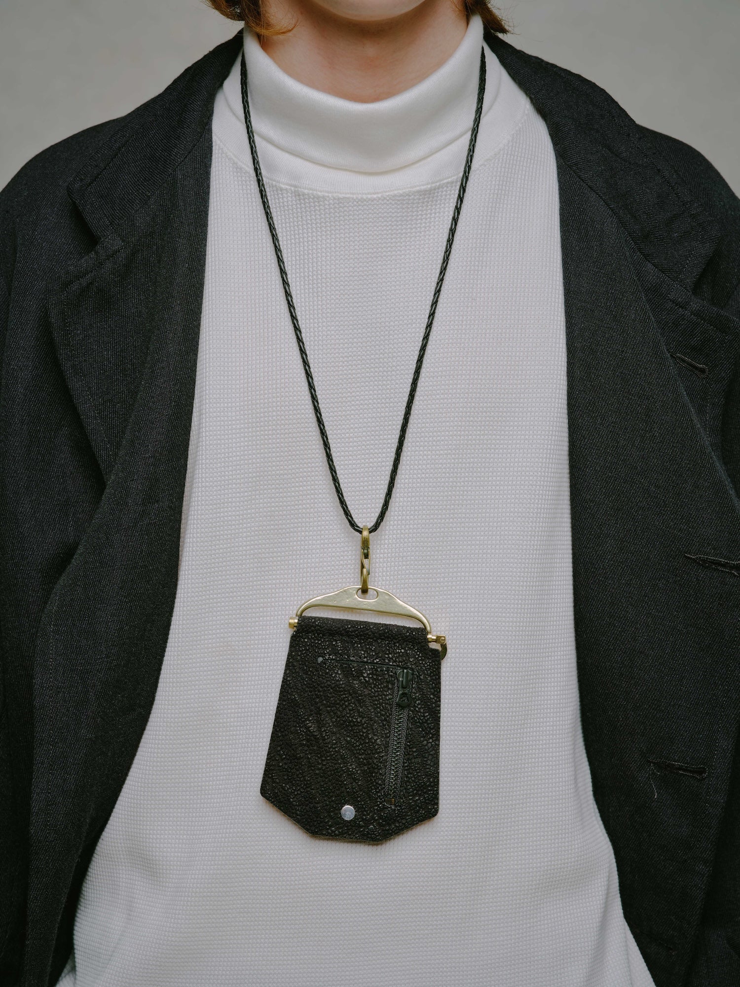 AUBERGE / GLAND E 完売品　財布　レザー　ネックレス　ブラック m55118879442_1.jpg?1755432570