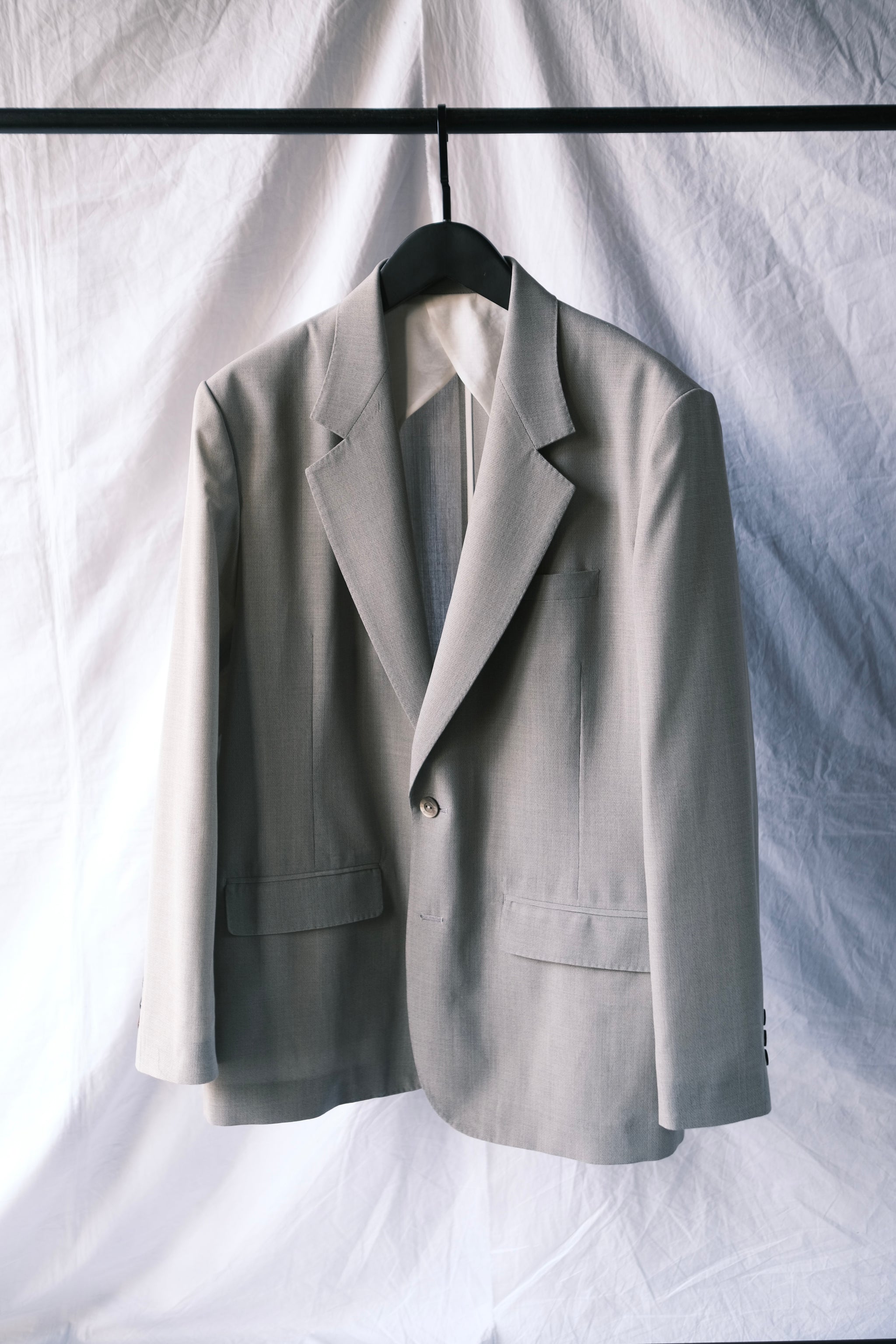 Low Gorge Tailored Jacket / Beige – acacia