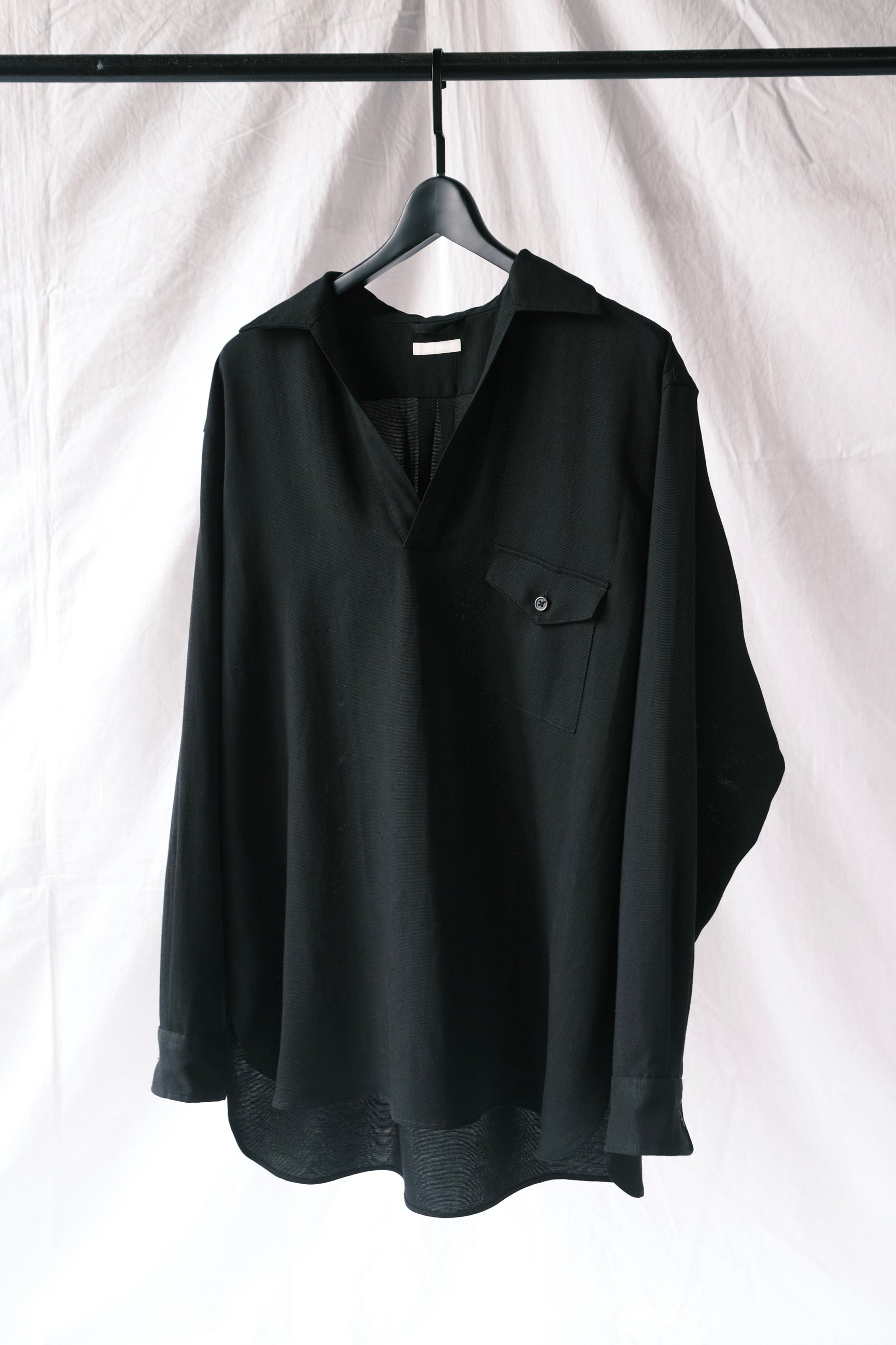 TA/L MESH SKIPPER SHIRT / BLACK – acacia