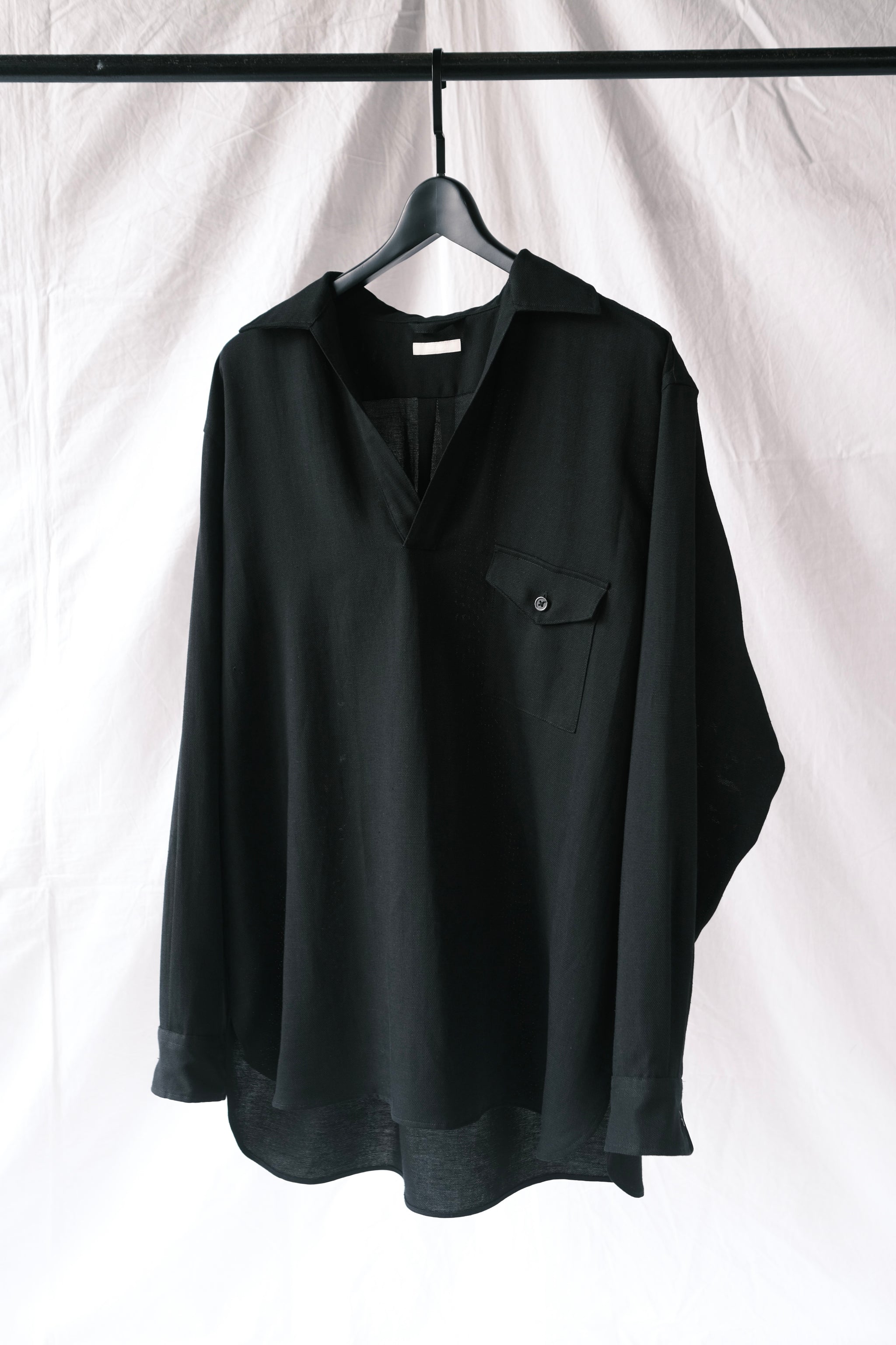 TA/L MESH SKIPPER SHIRT / BLACK – acacia