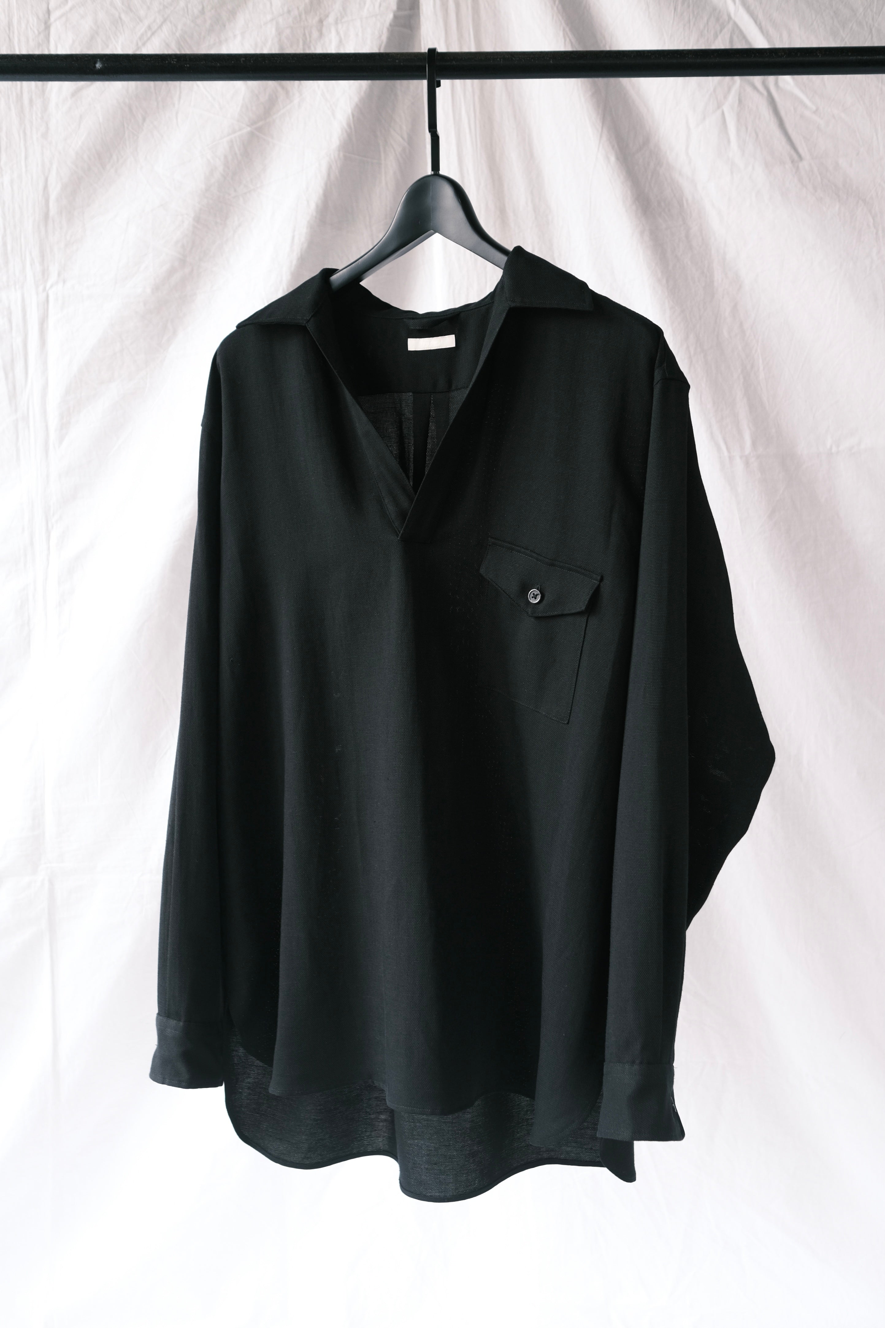 TA/L MESH SKIPPER SHIRT ブラック サイズ3 TA/L MESH SKIPPER SHIRT / BLACK – acacia