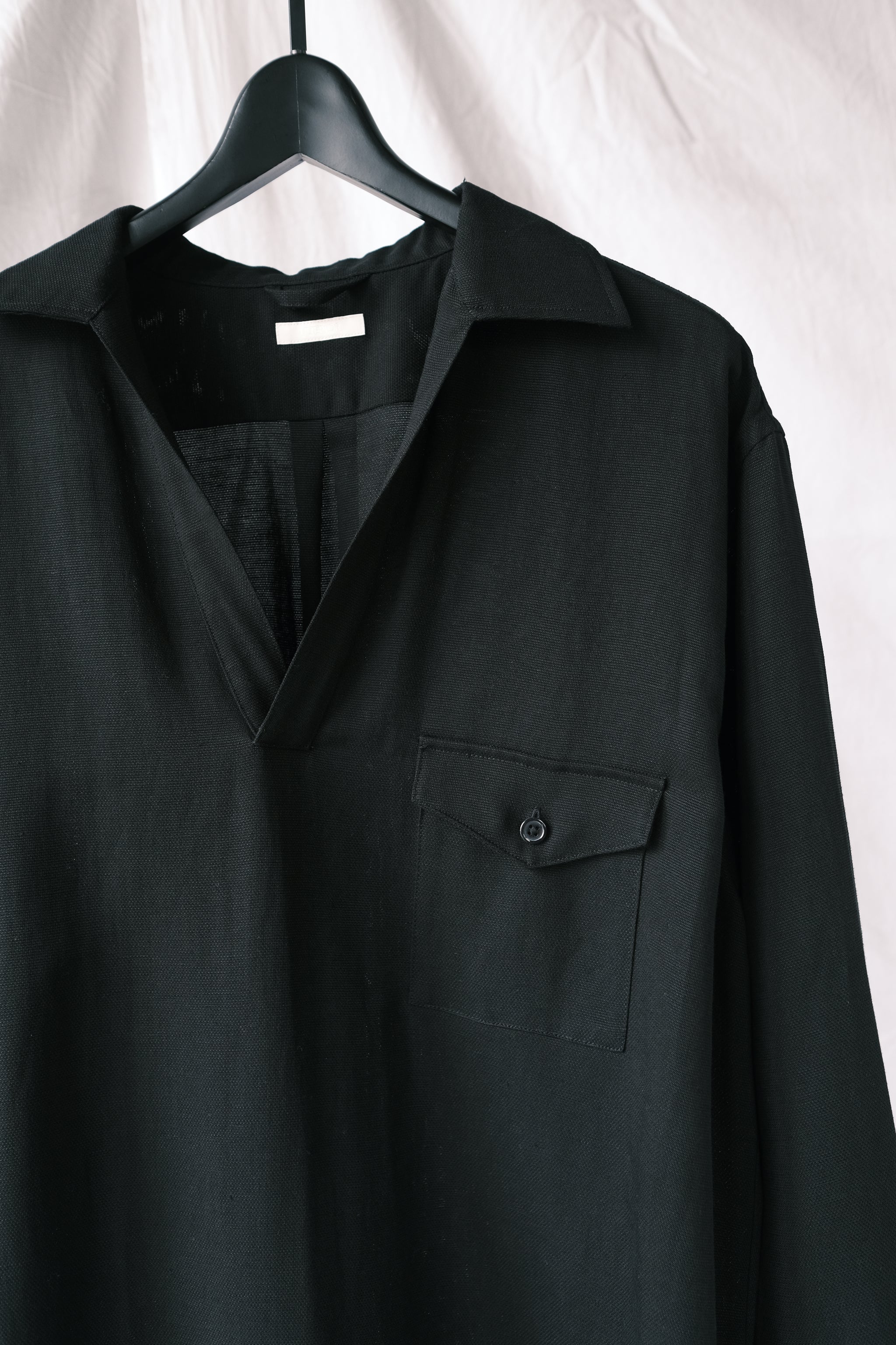TA/L MESH SKIPPER SHIRT ブラック サイズ3 TA/L MESH SKIPPER SHIRT / BLACK – acacia