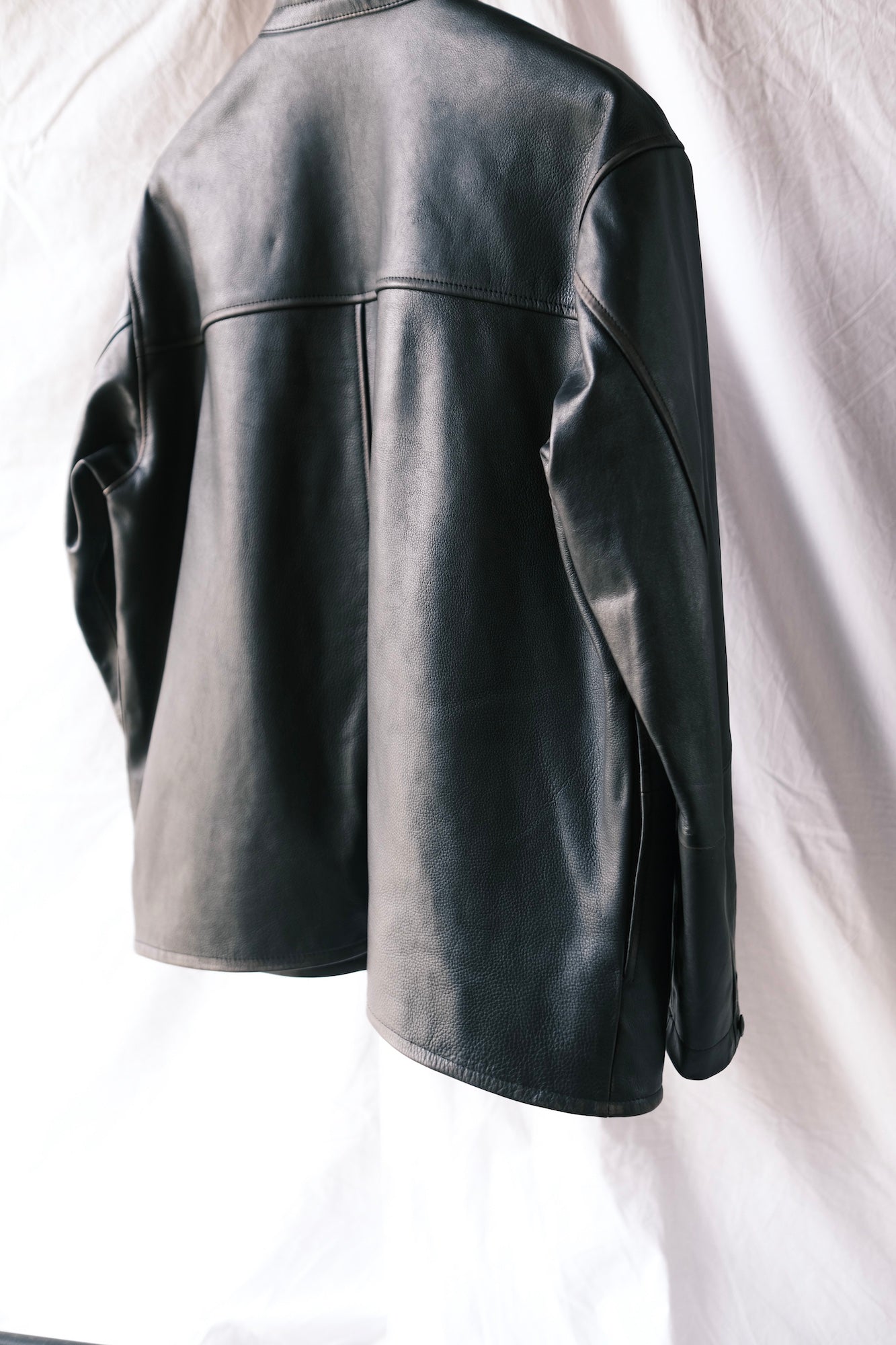 ジャケット・アウター CCU / CHINA SHIRT JACKET-COW BLACK- CCU / CHINA SHIRT JACKET-COW BLACK-｜aIbn公式通販
