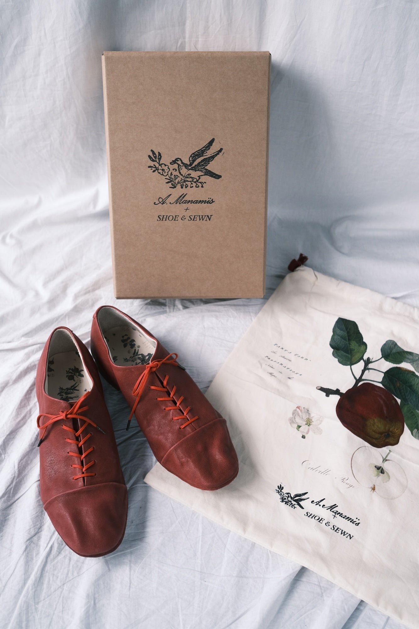 Nice(Shoe&Sewn Collaboration) / Red – acacia