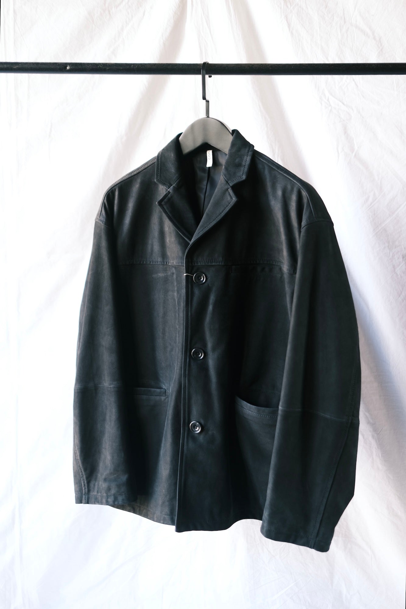 CCU 25SS Boxtailored Jacket どか Cow Suede