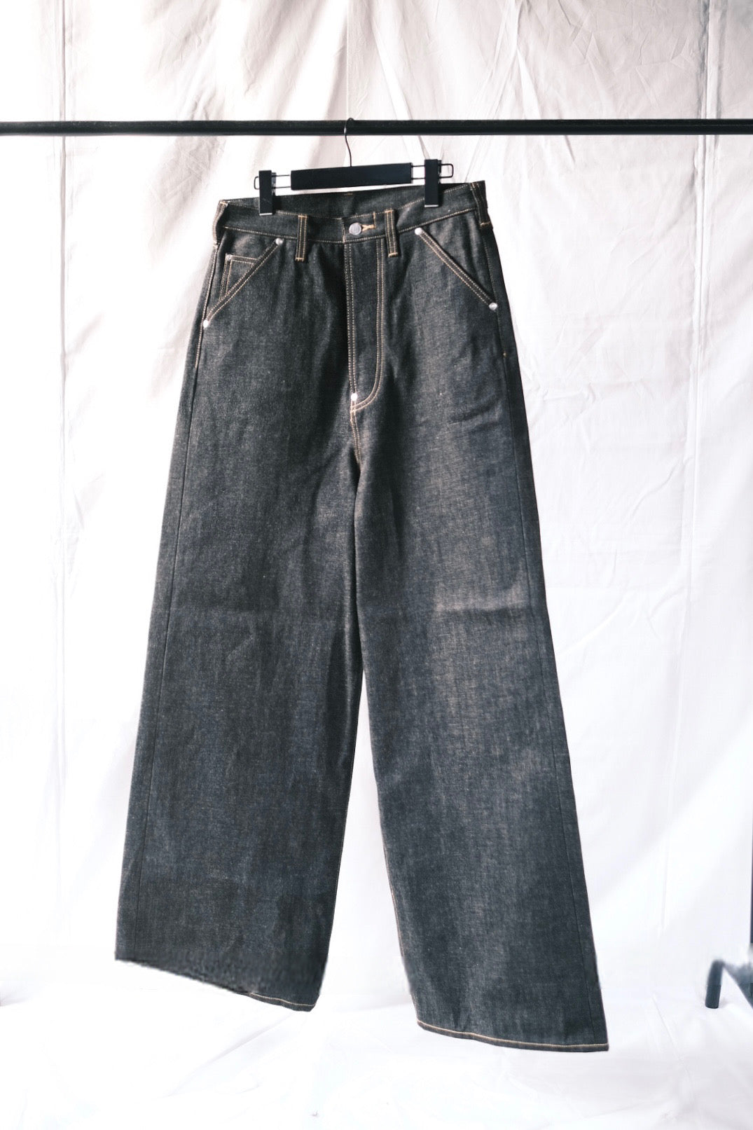 Coffee Black Denim Trousers – acacia